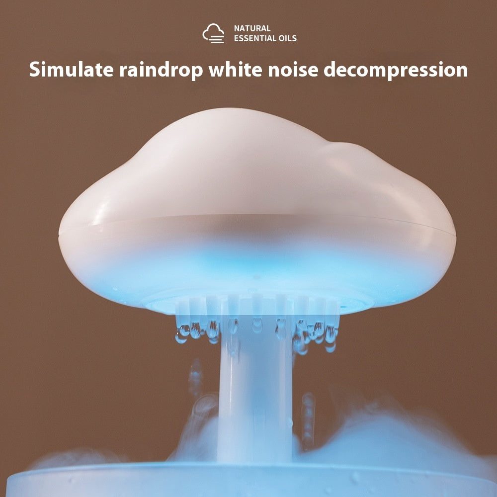 Cozy Rain Cloud Humidifier - Relaxing Bedroom Ambiance