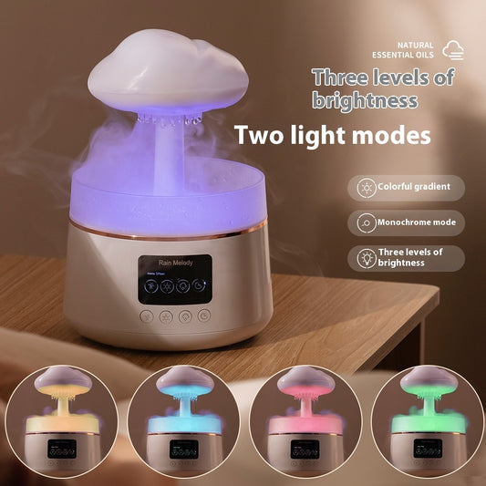 Cozy Rain Cloud Humidifier - Relaxing Bedroom Ambiance