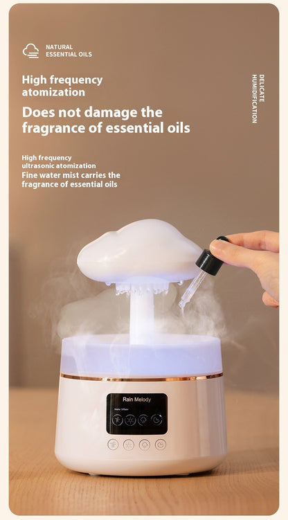Cozy Rain Cloud Humidifier - Relaxing Bedroom Ambiance